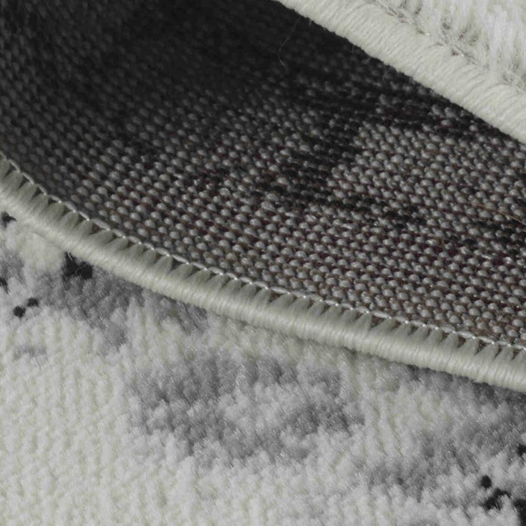 8' X 11' Black Oriental Area Rug