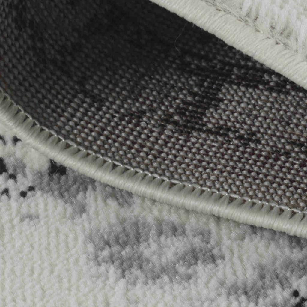 8' X 11' Black Oriental Area Rug