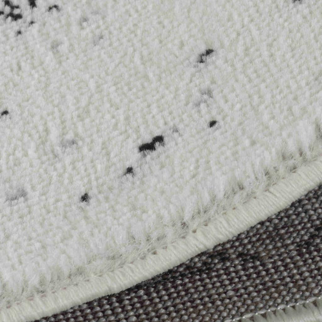 8' X 11' Black Oriental Area Rug