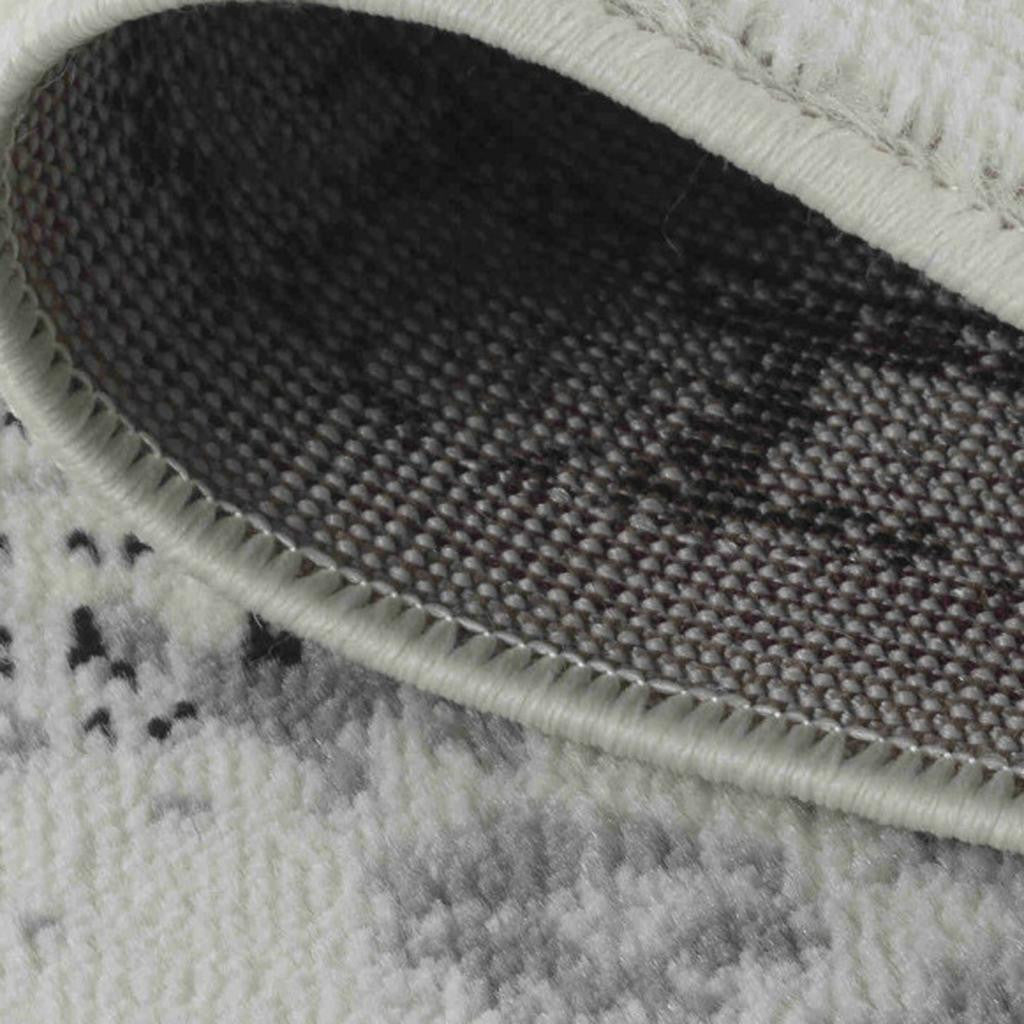 8' X 11' Black Oriental Area Rug