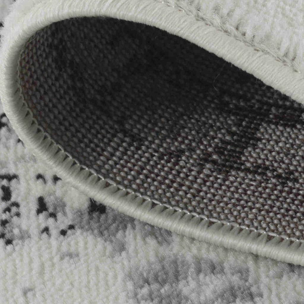 8' X 11' Black Oriental Area Rug