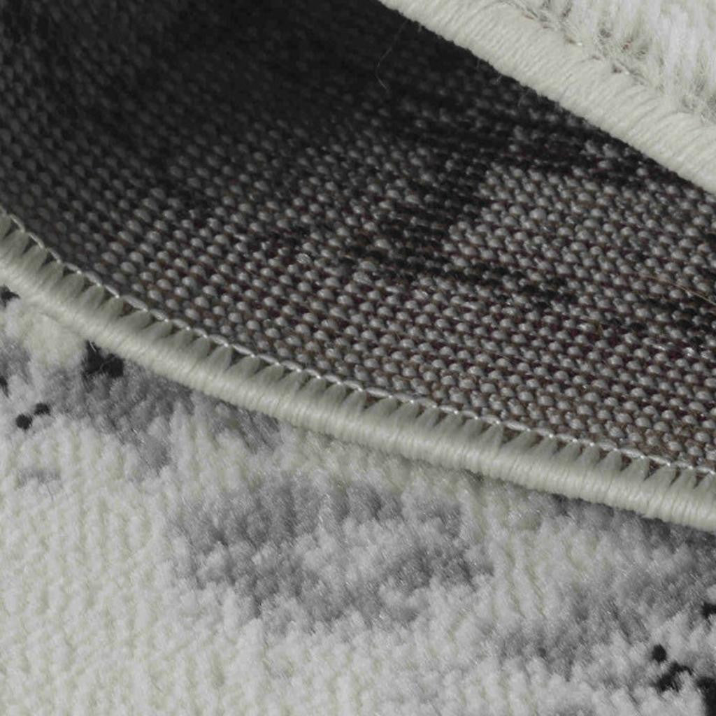 8' X 11' Black Oriental Area Rug