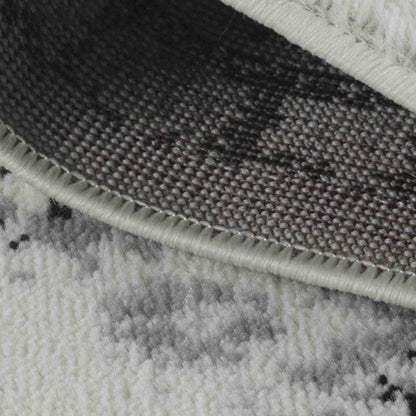 8' X 11' Black Oriental Area Rug