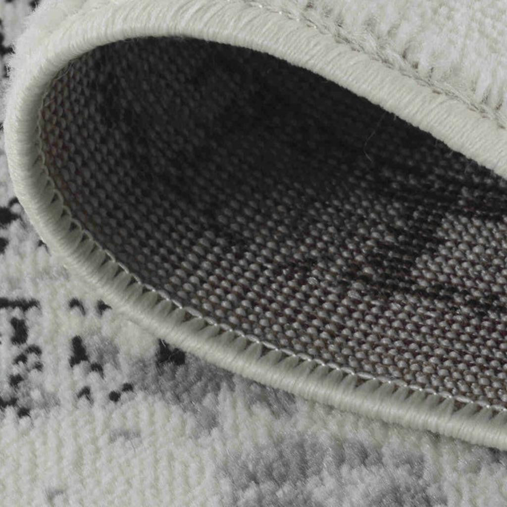 8' X 11' Black Oriental Area Rug