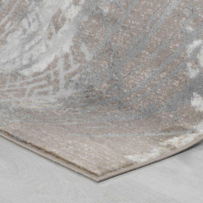 8' X 11' Brown Abstract Area Rug