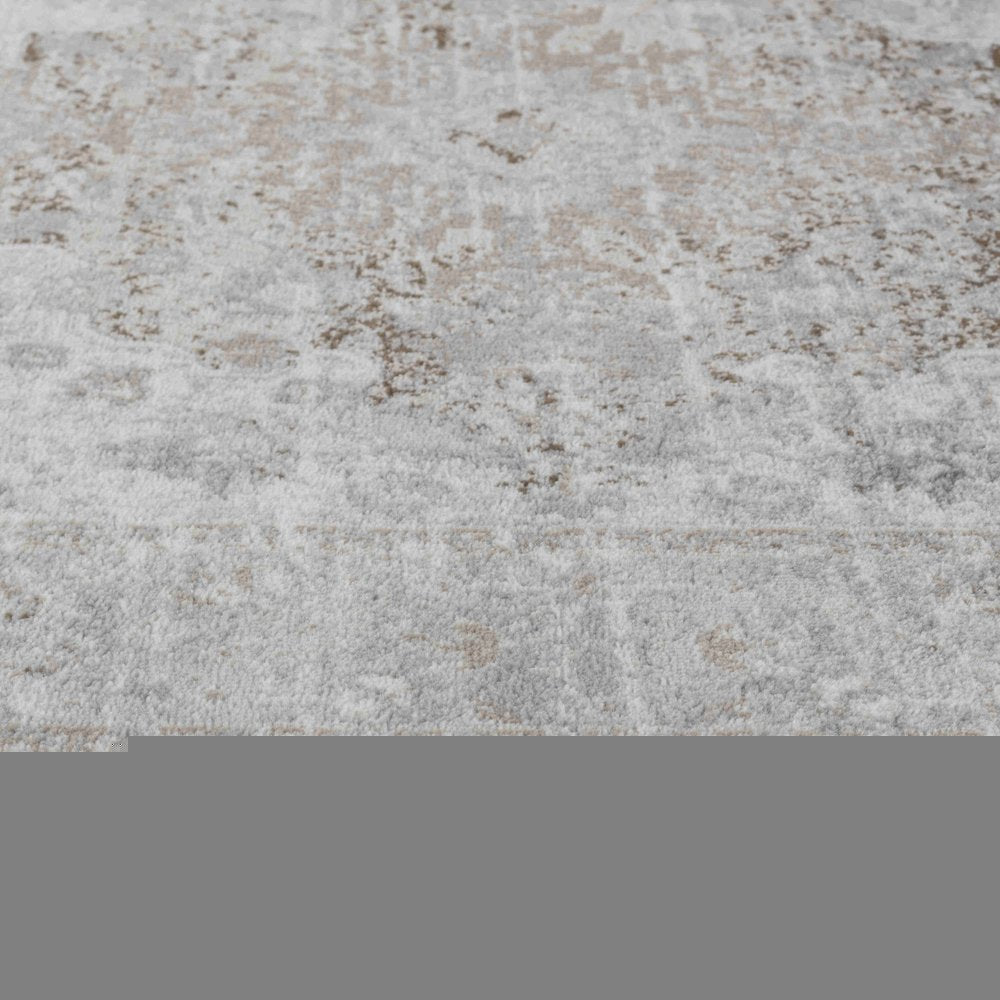 8' X 11' Brown Oriental Area Rug