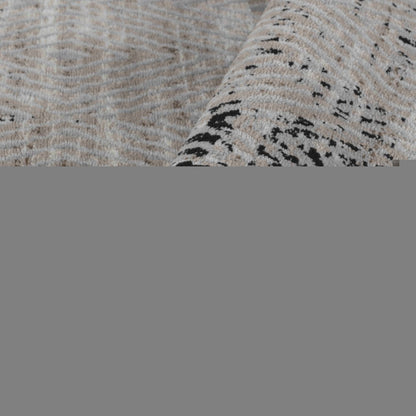 5' X 8' Brown Geometric Area Rug