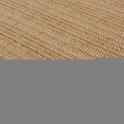 5' X 8' Tan Striped Stain Resistant Indoor Outdoor Area Rug