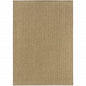 8' X 11' Tan Stain Resistant Indoor Outdoor Area Rug