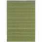 9' X 13' Green Stain Resistant Indoor Outdoor Area Rug