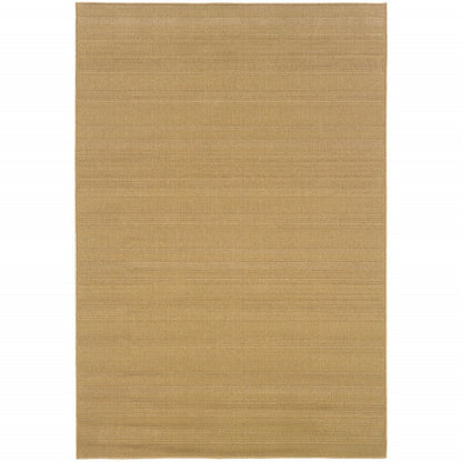 2' X 4' Beige Stain Resistant Indoor Outdoor Area Rug