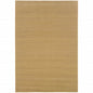 2' X 4' Beige Stain Resistant Indoor Outdoor Area Rug