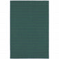 2' X 3' Blue and Green Geometric Stain Resistant Indoor Outdoor Area Rug