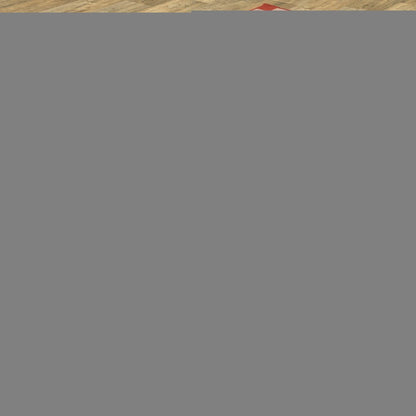 9' X 13' Red And Ivory Geometric Indoor Outdoor Area Rug