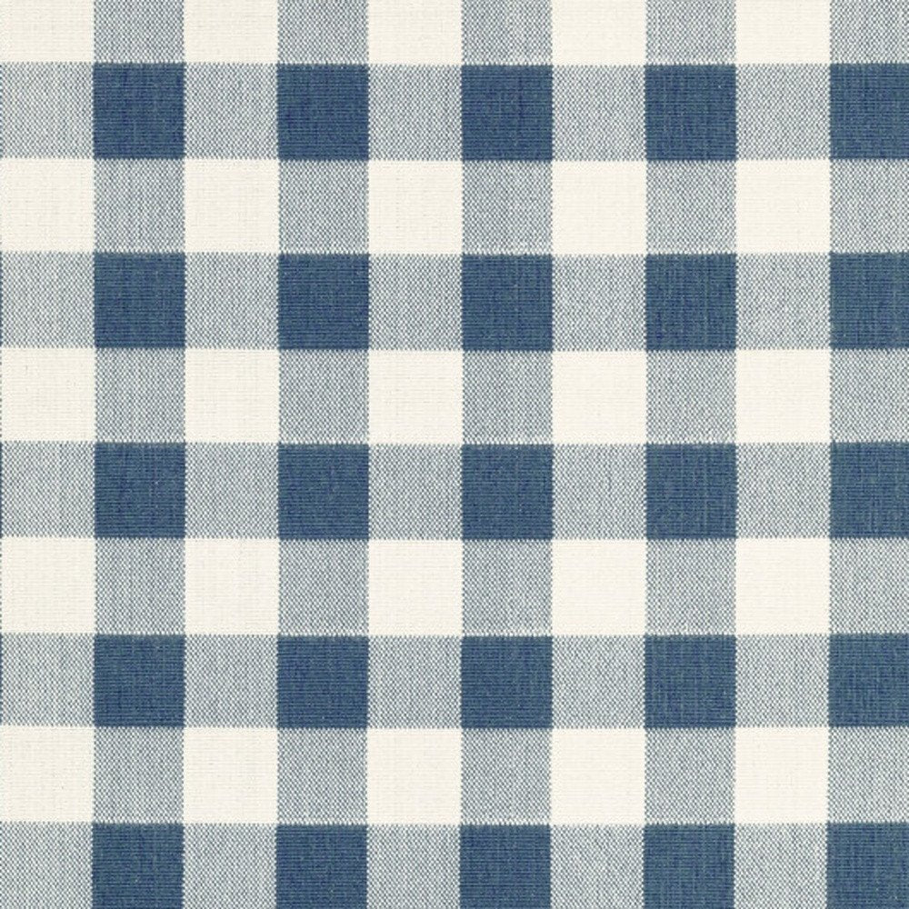 9' X 13' Blue and Ivory Geometric Stain Resistant Indoor Outdoor Area Rug