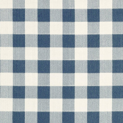 9' X 13' Blue and Ivory Geometric Stain Resistant Indoor Outdoor Area Rug