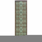 2' X 8' Blue Oriental Stain Resistant Indoor Outdoor Area Rug