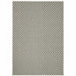 3' X 5' Beige Geometric Stain Resistant Indoor Outdoor Area Rug