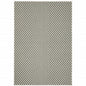 7' X 9' Beige Geometric Stain Resistant Indoor Outdoor Area Rug