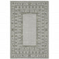 10' X 13' Beige Stain Resistant Indoor Outdoor Area Rug