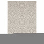 5' X 7' Gray and Ivory Floral Stain Resistant Indoor Outdoor Area Rug