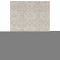 7' X 9' Gray and Ivory Floral Stain Resistant Indoor Outdoor Area Rug