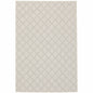 3' X 5' Gray and Ivory Geometric Stain Resistant Indoor Outdoor Area Rug