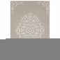5' X 7' Gray and Ivory Oriental Stain Resistant Indoor Outdoor Area Rug