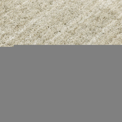 10' X 13' Stone Shag Power Loom Stain Resistant Area Rug