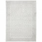 8' X 11' White And Gray Oriental Distressed Area Rug