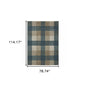 7' X 10' Tan and Gray Geometric Power Loom Area Rug