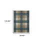 8' X 11' Tan and Gray Geometric Power Loom Area Rug