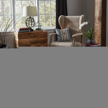 10' X 13' Blue and Gray Oriental Power Loom Area Rug