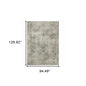 8' X 11' Gray Oriental Power Loom Area Rug