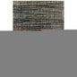 8' X 11' Black And Navy Blue Abstract Area Rug
