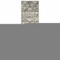 2' X 8' Grey And Ivory Geometric Power Loom Stain Resistant Runner Rug