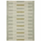 7' X 9' Beige And Ivory Geometric Area Rug
