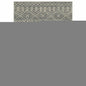 8' X 10' Blue And Beige Geometric Power Loom Stain Resistant Area Rug