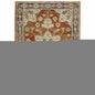 7' X 9' Blue And Beige Oriental Area Rug