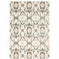 10' X 13' Ivory Pink And Sage Geometric Power Loom Stain Resistant Area Rug