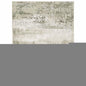 3' X 5' Beige Grey Brown And Sage Green Abstract Power Loom Stain Resistant Area Rug