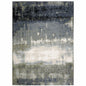 8' X 11' Blue And Green Abstract Area Rug