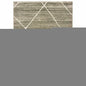 2' X 3' Grey And Ivory Geometric Power Loom Stain Resistant Area Rug
