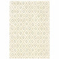 10' X 13' Sand Ash Grey And Ivory Geometric Power Loom Stain Resistant Area Rug