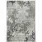 4' X 6' Beige And Gray Abstract Distressed Area Rug
