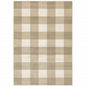 10' X 13' Beige And Ivory Geometric Distressed Area Rug