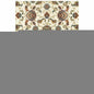 10' X 13' Ivory Green Blue Red Salmon And Yellow Floral Power Loom Stain Resistant Area Rug
