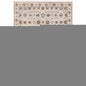3' X 5' Ivory And Gold Oriental Power Loom Stain Resistant Area Rug With Fringe