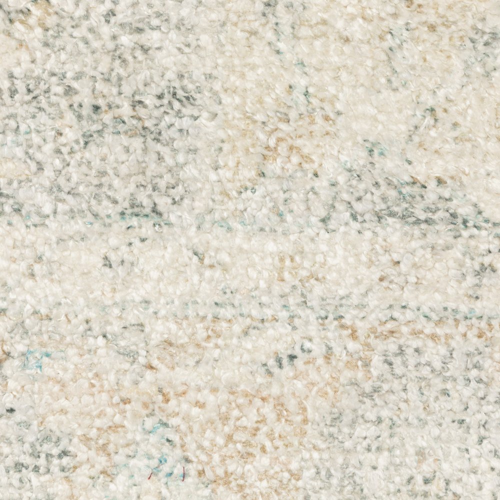 10' X 13' Beige And Gray Oriental Hand Loomed Distressed Area Rug With Fringe