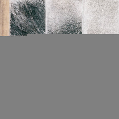 9' X 12' Gray And Charcoal Geometric Area Rug
